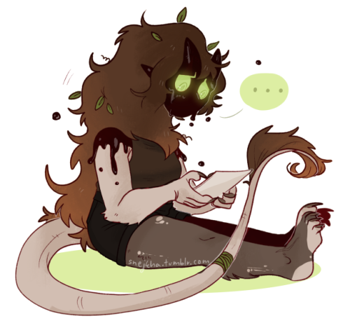 snejkha:I should draw more of my monstersona