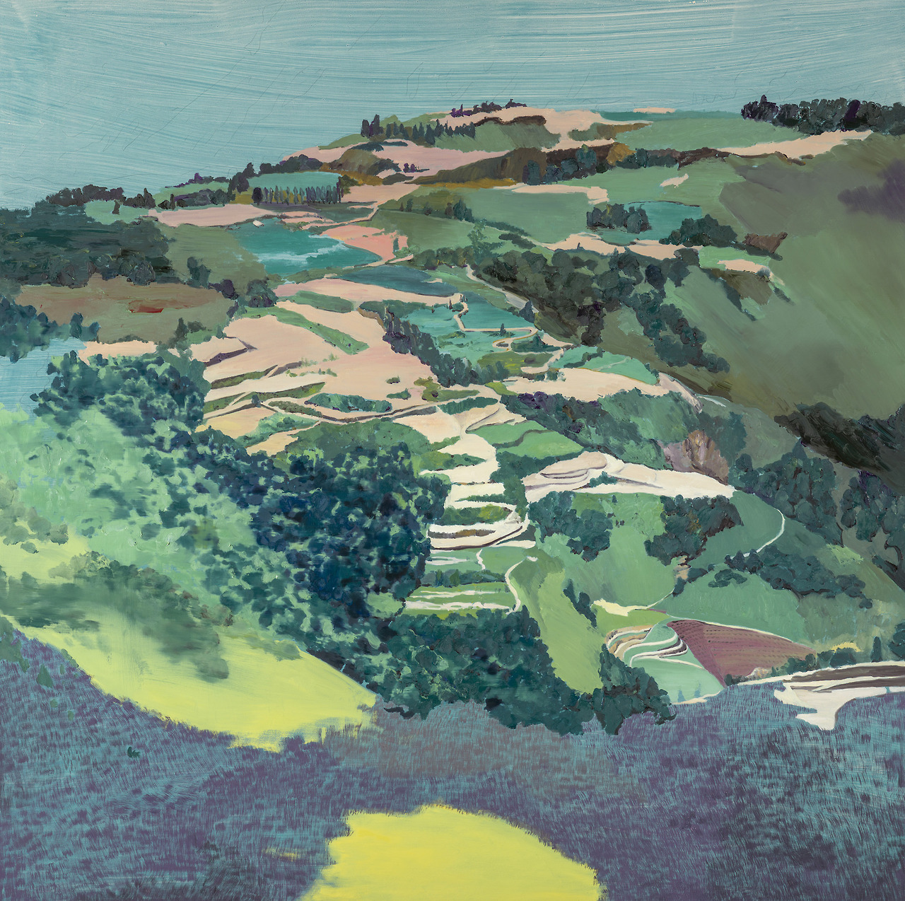thunderstruck9:Chih Hung Kuo (Taiwanese, b. 1982), A Mountain 2, 2014. Oil on canvas,