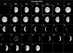 nyctophilia-and-flannels:  December 2014 Moon Phases