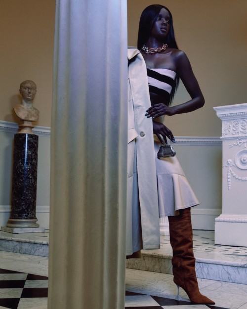 black-is-no-colour:Duckie Thot in “The Art of Dressing”, photographed by Carlijn Jacobs and styled b