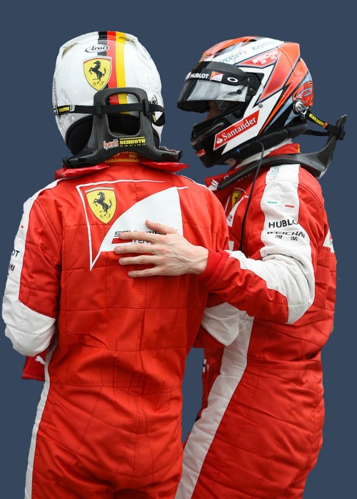 f1championship: Kimi &amp; Seb