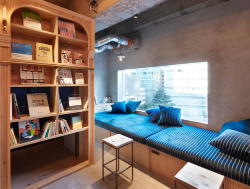 archatlas:  Book And Bed Tokyo Suppose Design Office