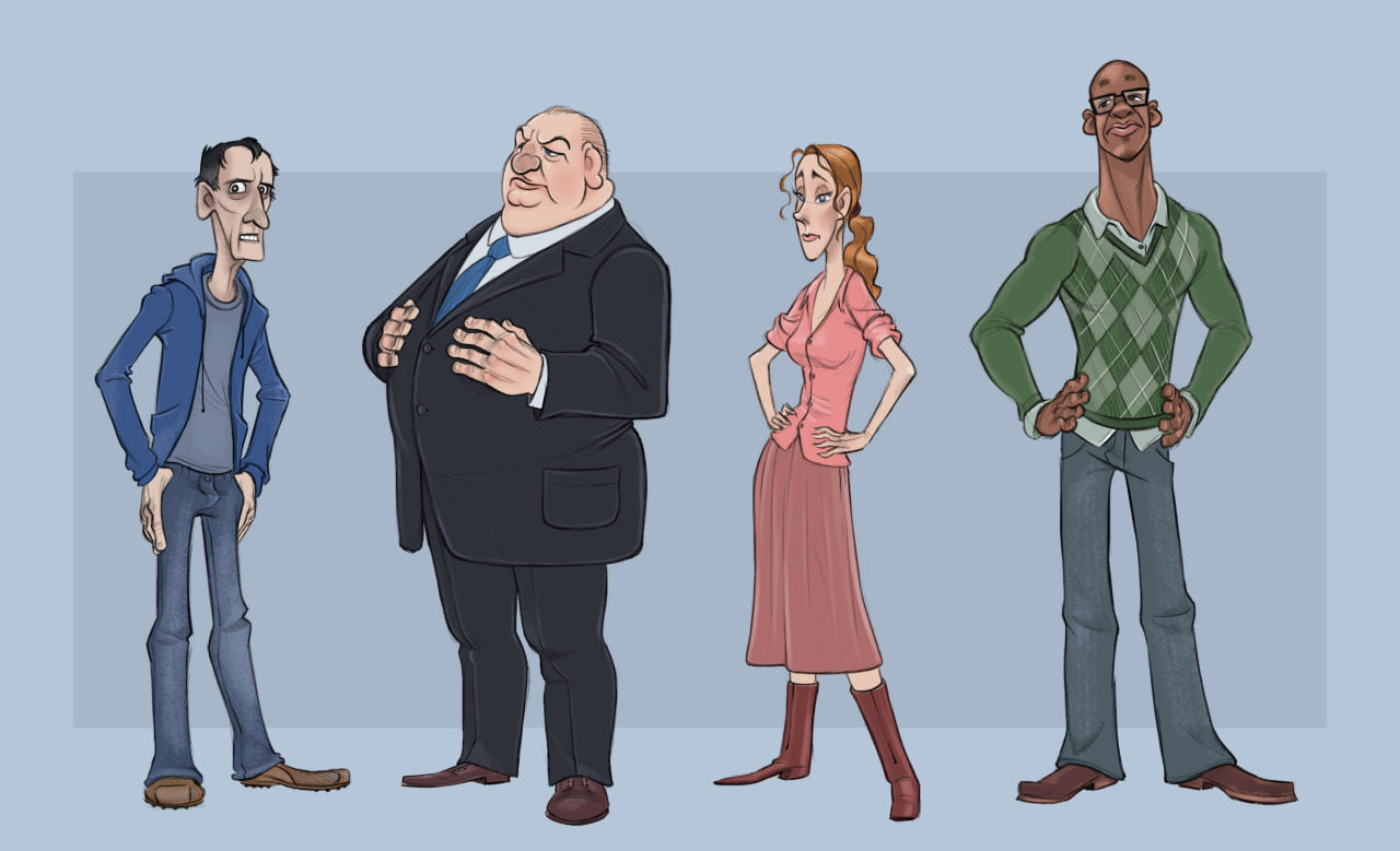 artofandrewchesworth:  Some character designs I made in summer of 2011 for the just-released