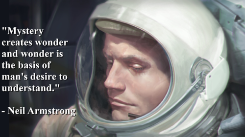 Artwork of Neil Armstrong by Thomas Hanchett Check his art out it’s f*cking fantastic:WebsiteArtStat