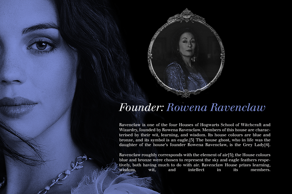 Rowena Ravenclaw was the founder of Ravenclaw house at Hogwarts