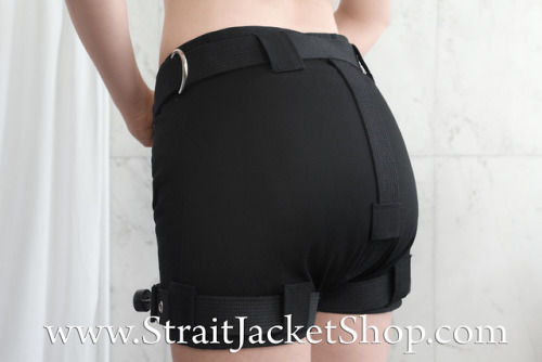 Black Heavy Duty Anti-Diaper Removal Pants are available in our shop!Available on www.StraitJacketSh