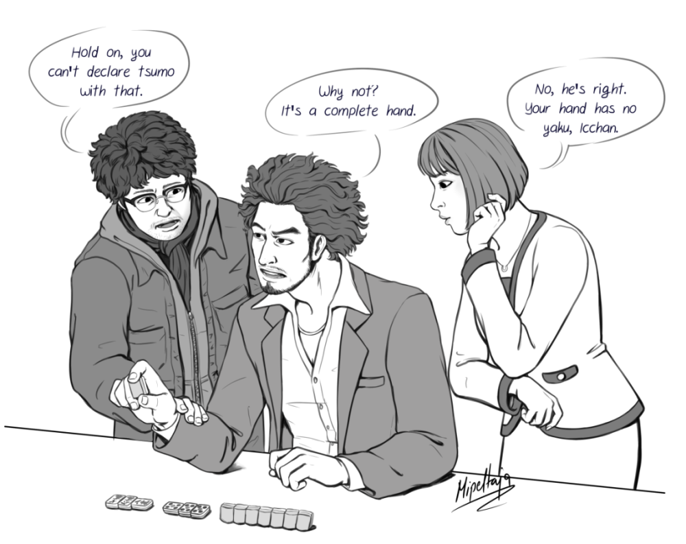mipeltaja-art:Mahjong is my passion.