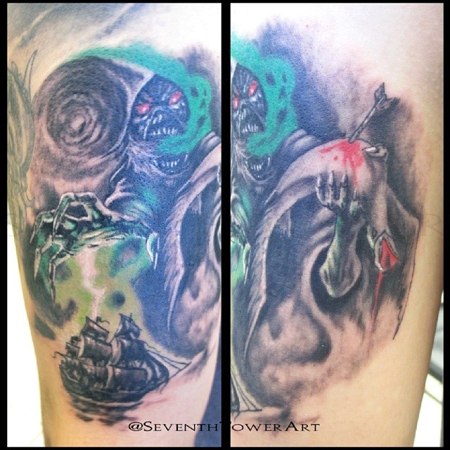 My rime of the ancient mariner tattoo Love it  Tattoos Tattoo  inspiration Tattoos and piercings
