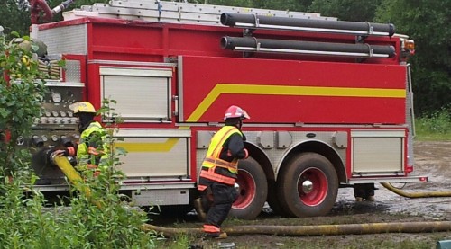 Houston FD of Alaska. Water supply training with Tanker.