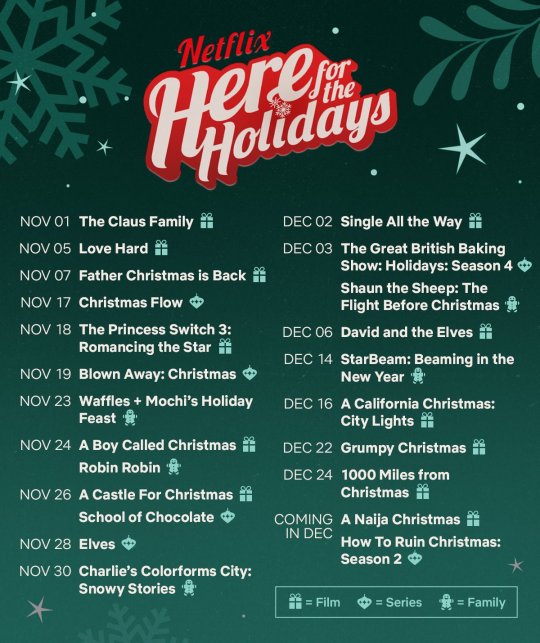 Ho! Ho! Holiday Viewing! — 2021 Network Holiday Schedules