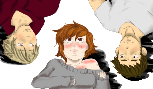 OCs! Love! They Are All In Love! With Eachother! It's A Triangle Web Of Love!!