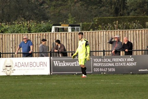 Louis at a football match in Arkley - 30/03