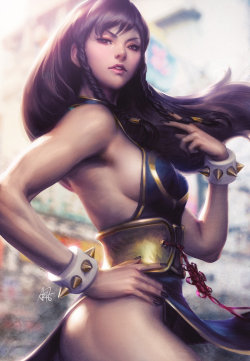 thecyberwolf:  Chun-Li - SF V Battle CostumeCreated by Stanley Lau (Artgerm)/Find this artist on DeviantArt &amp; Facebook/More Arts from this artist on my Tumblr HERE