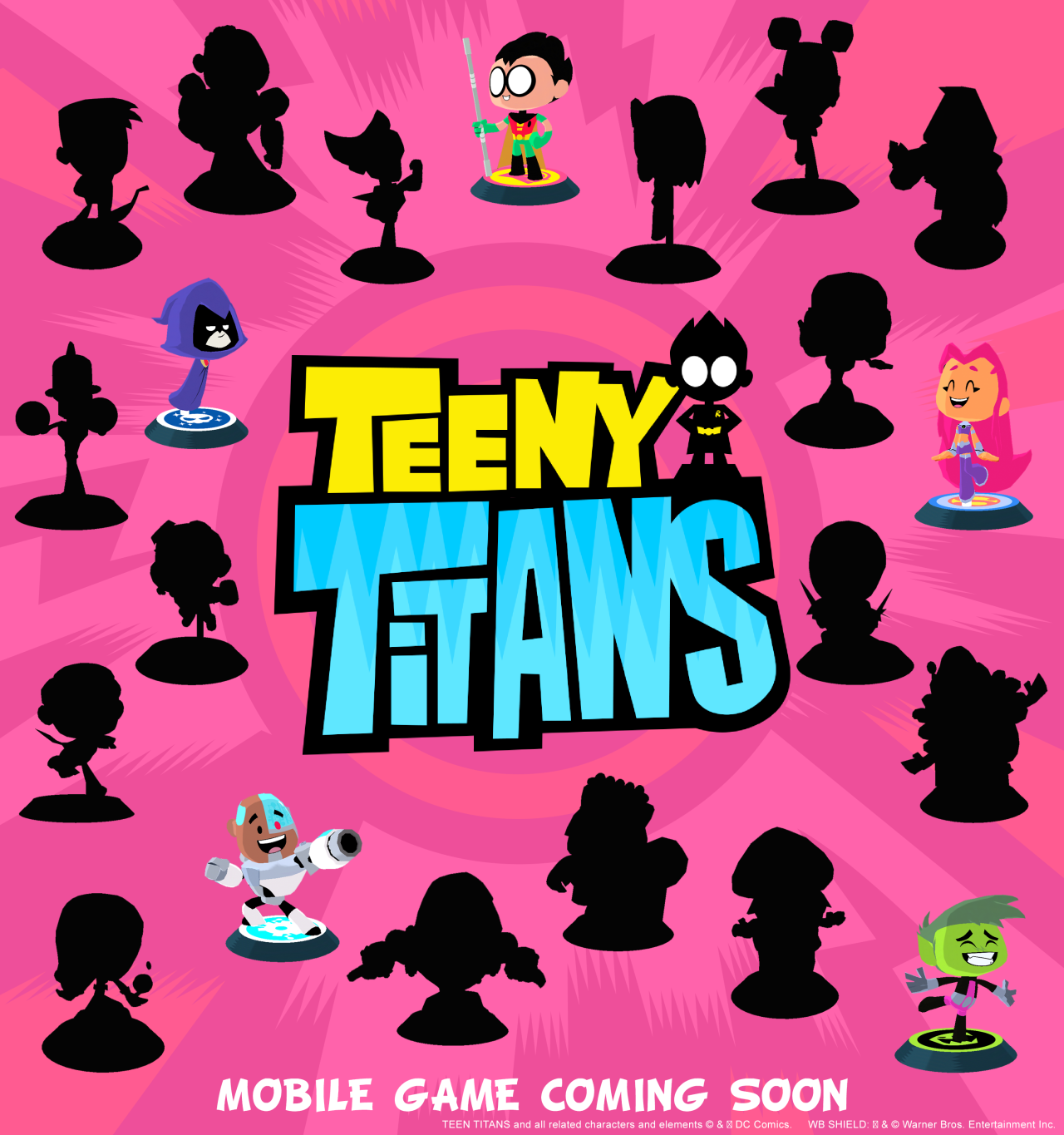 Collect figures. Battle opponents. Become the Teeny Titans champion.Coming soon to