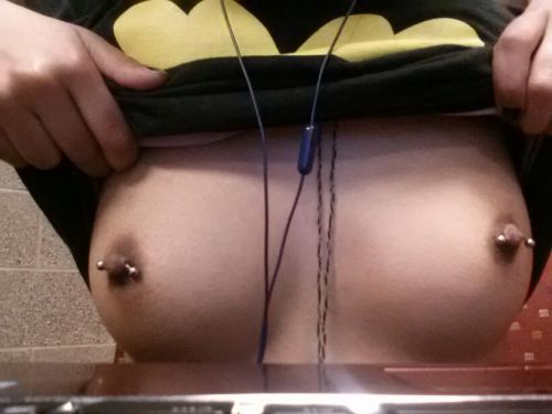 a-naughty-knight:  Nipple piercings.