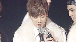 c-h-u-n-j-i:  Chunji's adorable expression when he’s trying to rap 