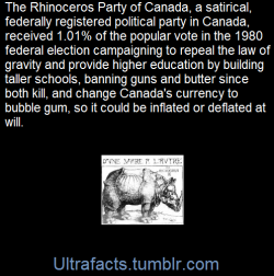 ultrafacts:The Parti Rhinocéros, commonly