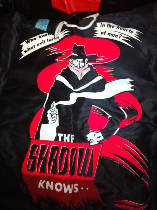 The Shadow had merch in the mid to late 1970s related to his revival in paperback form.