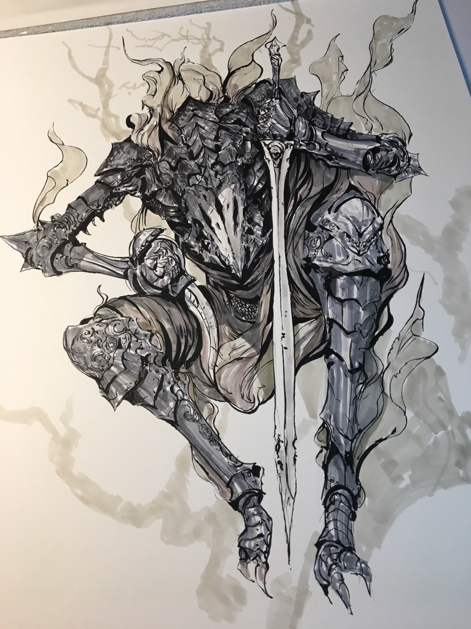kekai-k:     Dark Knights drawing 