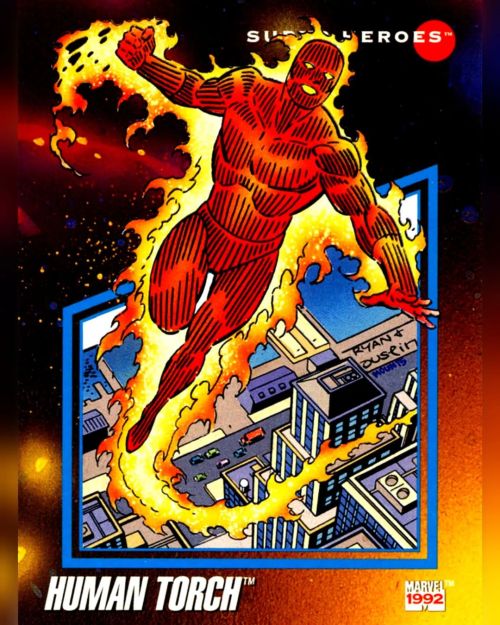 Human Torch (Johnny Storm) by Paul Ryan, Terry Austin and Paul Mounts (1992). . The Human Torch is a