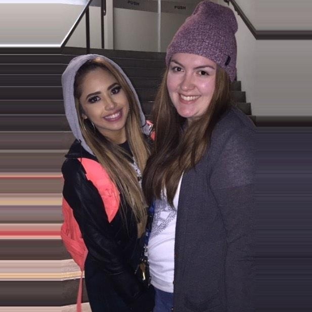 villegas-news:  Jasmine with fans in Fresno