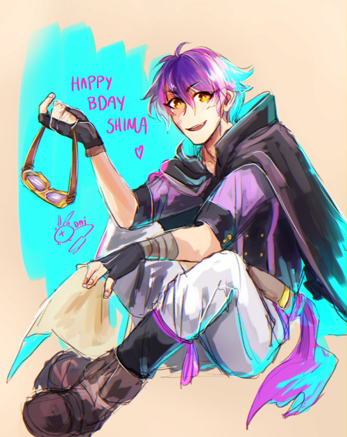 Happy Birthday to my favorite purple stardust covered scrotum @shima-drawsThank you for being my roc