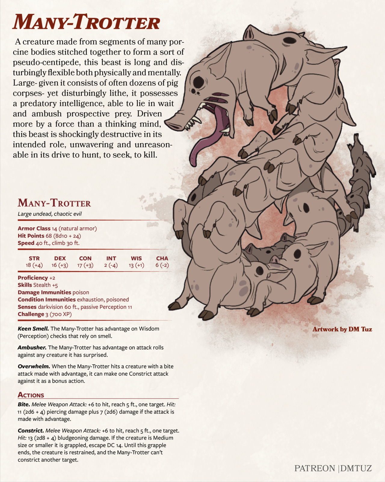 Dungeon Master Tuz's Tools of Trade — Unbound Monsters - Thermopod Somehow,  in the