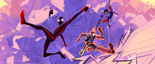 Another Spider-verse One I Forgot To Post Here!!!! Glad To Be Back To Drawing Backgrounds For Myself