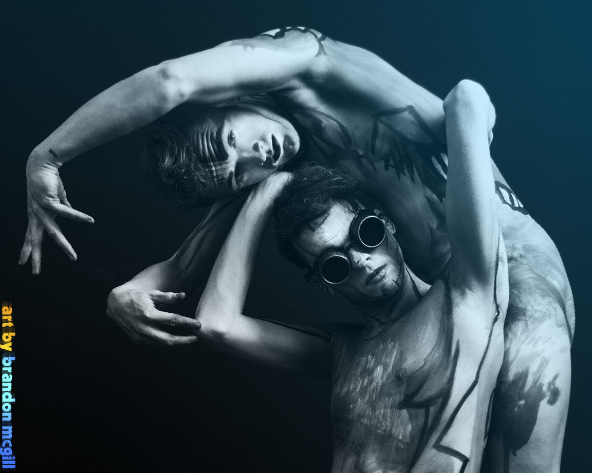 ryandevon: brandonmcgill:   ARTISTS PAINTING EACH OTHER (NSFW) Hey folks! Brandon