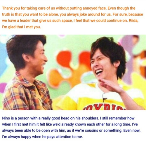 arashianeel:“They care about each other to that extent, it’s surprising.” /adv friendship day post. 