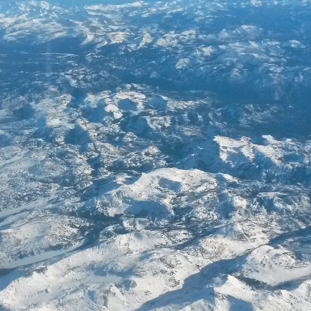#Snow capped peaks somewhere over #Denver on my way to #neworleans for #MardiGras