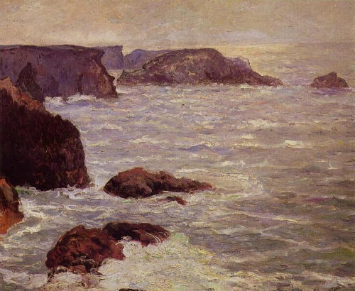 Coast Goulphar, 1905, Maxime Maufrawww.wikiart.org/en/maxime-maufra/coast-goulphar-1905