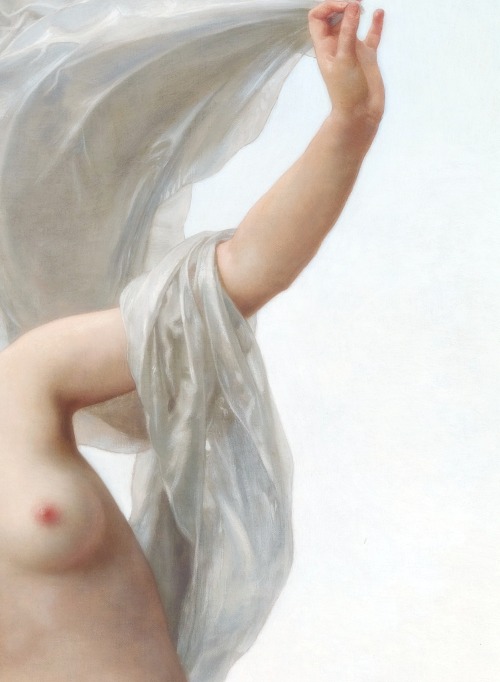 sadnessdollart: L’Aurore (Reduction), Details. by William-Adolphe Bouguereau (1825–1905)