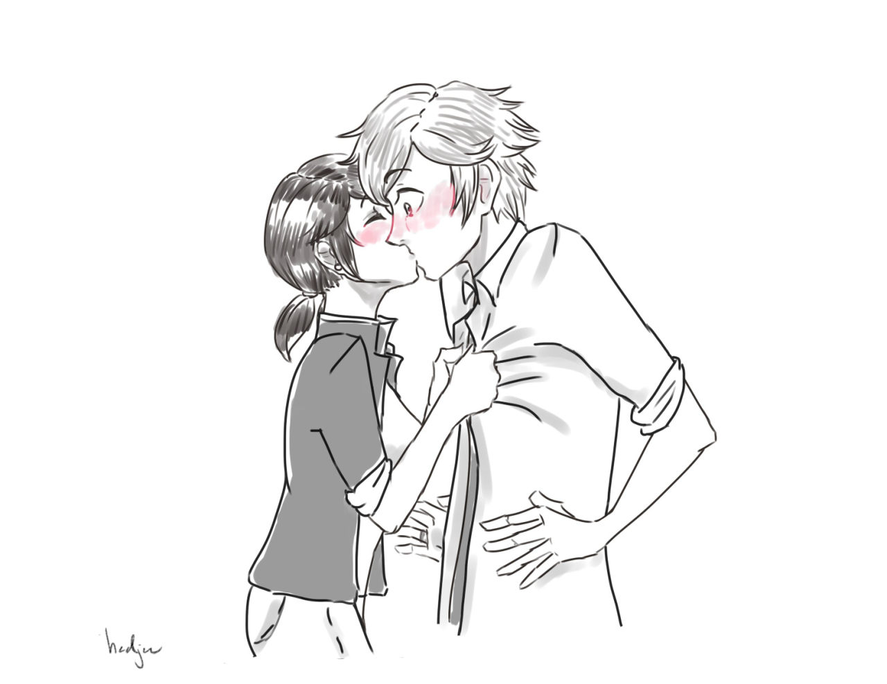 hedjee:  au where they knew eachothers identity and probably date eachother bonus