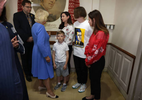 The Duchess of Cornwall attends a youth literacy event at Assumption School Ottawa, Canada, 18.05.20