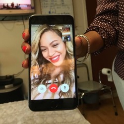 jayoncecarter: March 22, 2017 Beyoncé FaceTimes