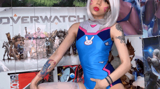 korpsekitten:  I just finished my 1st ever crossover cosplay video!!Watch D.Va and 2B compete to be the best girl here!