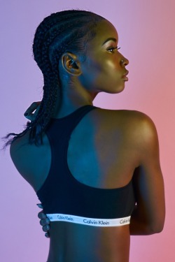 blackfashion:  Aïssata, 22, Guinea 🇬🇳 X NYC 🗽 Cornrows X Calvein Klein   Model IG/Twitter: @blissfullqueen BlissfullQueen.tumblr.com  Photo by 📸 IG: @villainoire  Villainoirephotos.tumblr.com @villainoirephotos