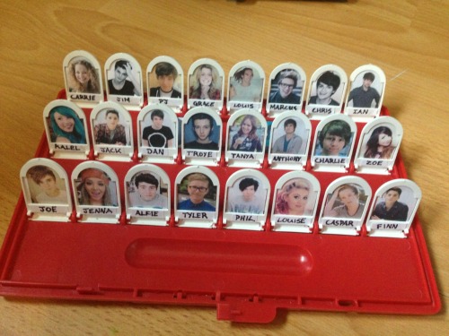 amazingphil:  ali-chuck:  We’re playing youtuber guess who :D  This is so cool!