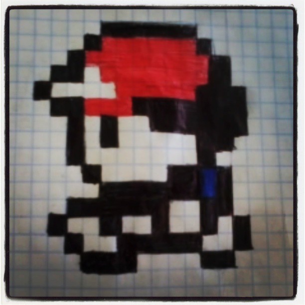 Pokemon #ash #pokemon #pokemons #nintendo #gameboy #pikachu #pixel #art #sketch #draw