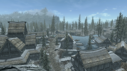 trinimac: riekling: uesp: Pictured: Morthal, seen 949 years apart. i like how they’re totally 