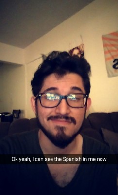 noctstiel:  I trimmed my beard to make it a bit neater but I fucked up and I ended up reviving my Spanish heritage.