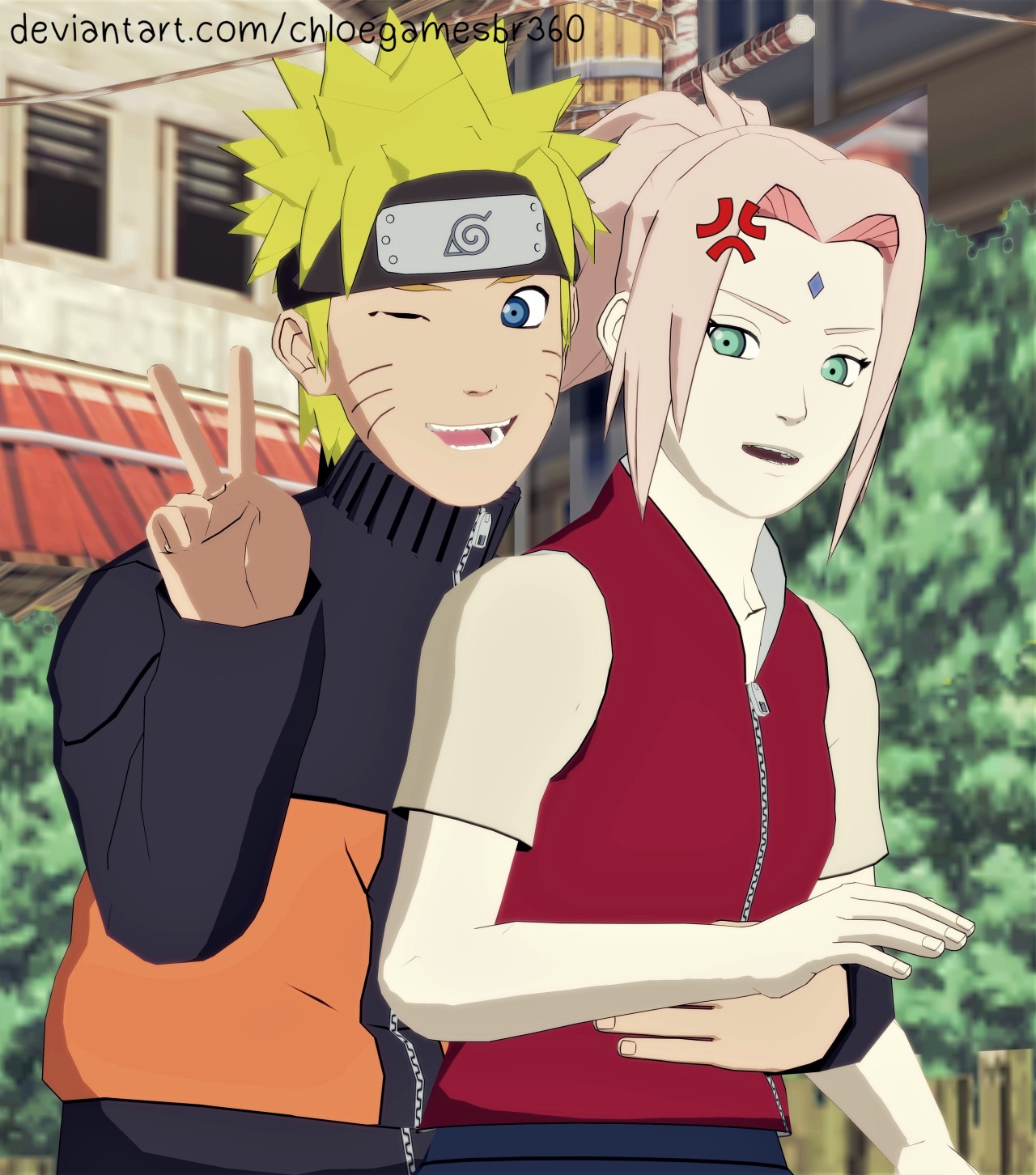 Sakura and naruto angleyeah