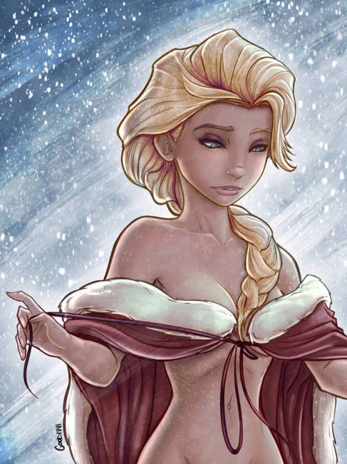 fairy34tales:  Elsa (no dress) by belgerles