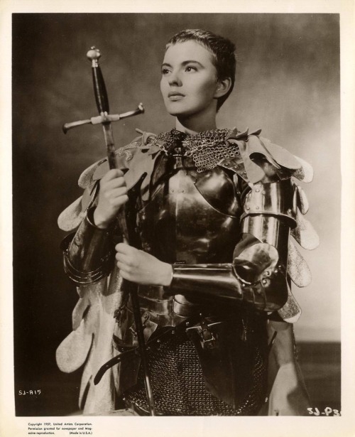 wohlbruecks:Jean Seberg in Saint Joan, 1957.