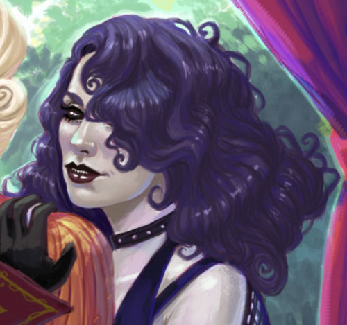 liquidxsin: Reading Nook Romance. A sneak peak of the piece I did for Evil Hat’s Thirsty Sword