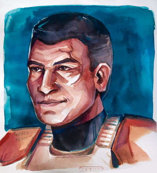 cobaltbeam:Watercolor Cody! (which I fixed up with pastels, and some things in digital as well, is t