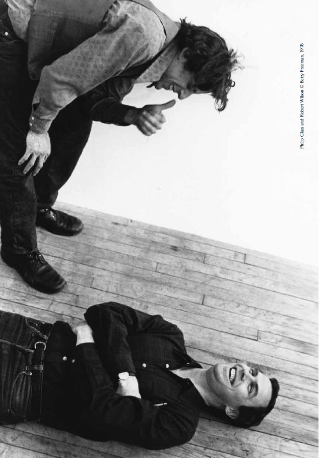 Philip Glass & Robert Wilson in New York, 1976 working on ‘Einstein on the Beach’.
photo by Betty Freeman