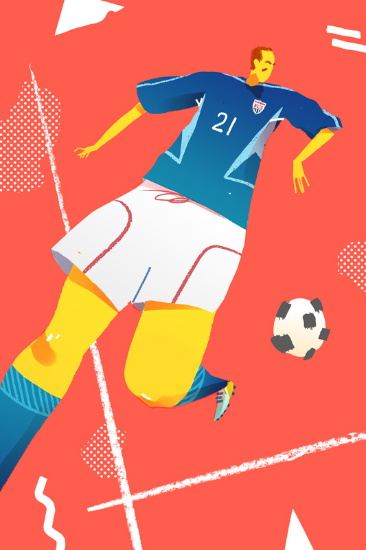 nickiluzada:  I recently had the pleasure of working with one of my favorite soccer