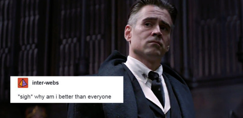 XXX just-a-lunatic:Percival Graves + Text Posts photo